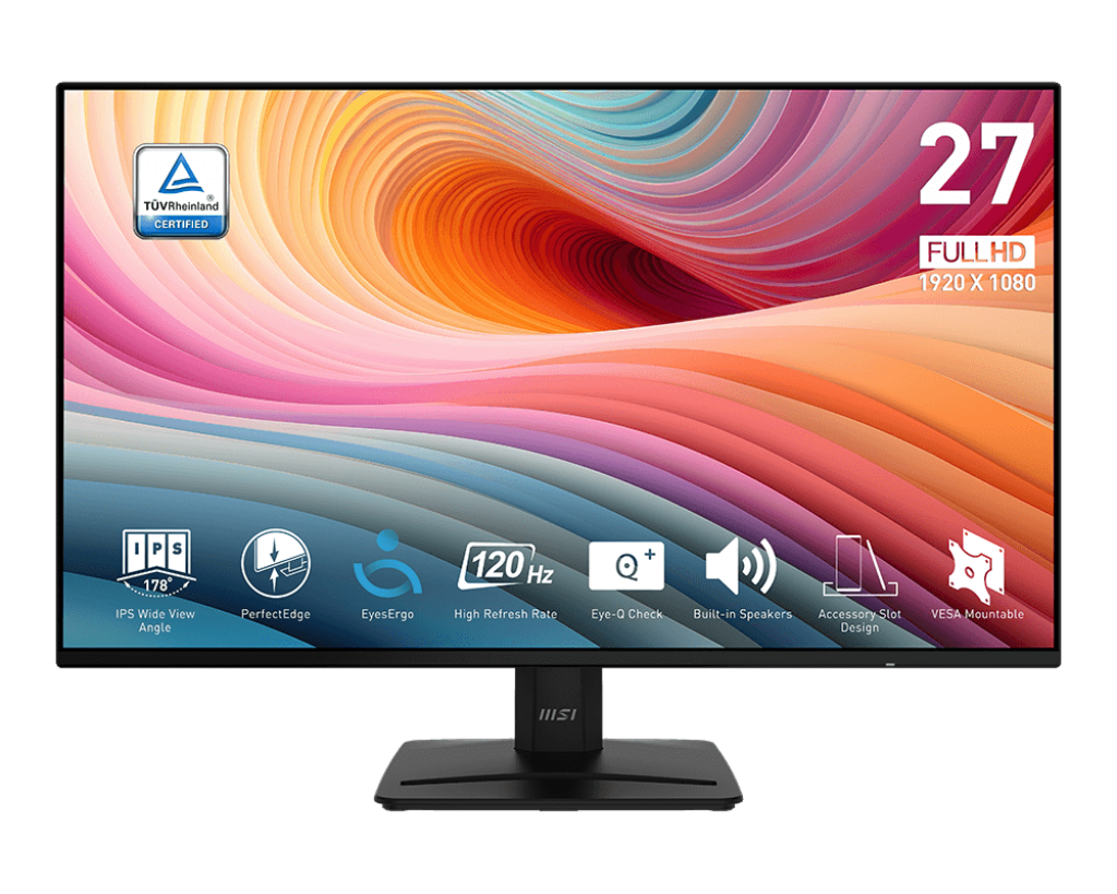 MSI PRO MP271A E2 27" FHD 120Hz monitor, fekete